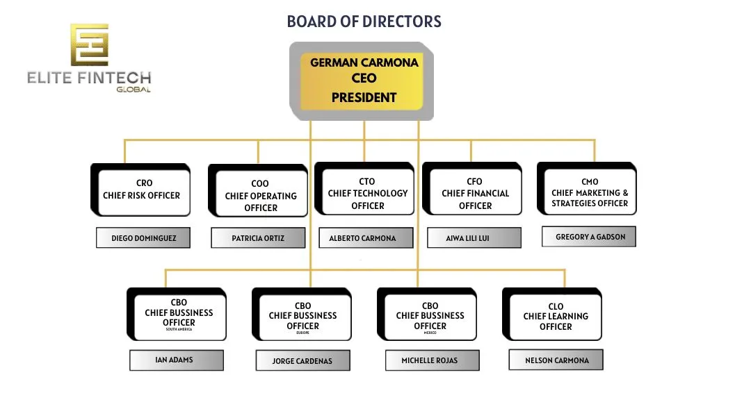 Consejo directivo Elite fintech Global 